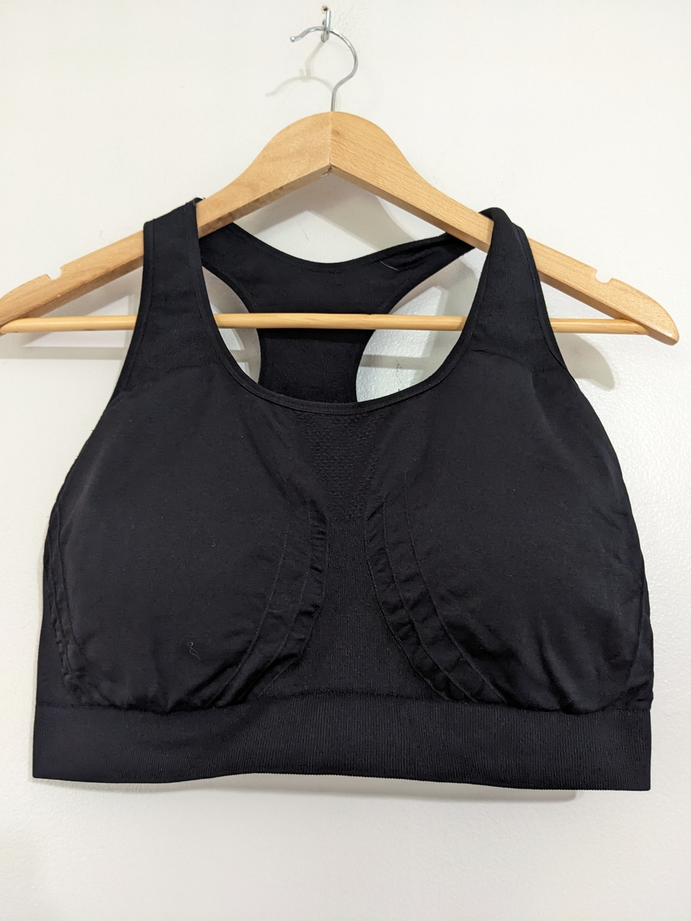 Shapermint Truekind Sport Bra Reactive Women's 2XL Black Shapewear EUC Plus